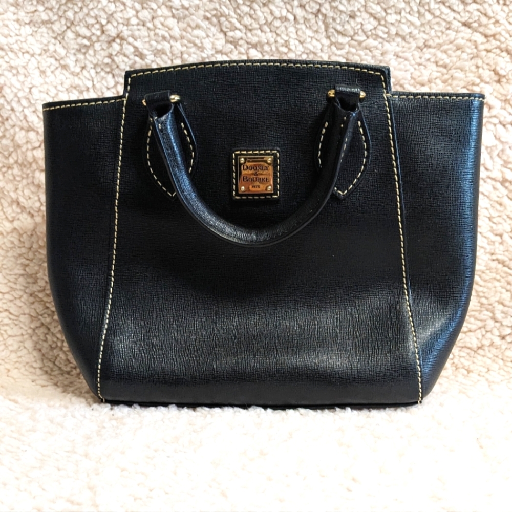 Dooney & Bourke Black Leather Satchel